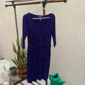 Lauren Ralph Lauren royal blue midi dress 6